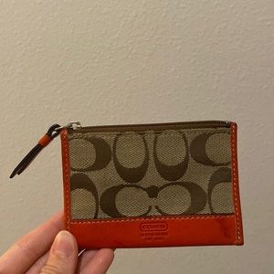 Coach coin wallet